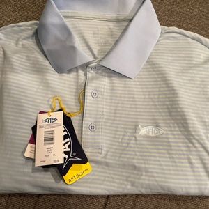 Men’s NWT Aftco Polo Style Shirt.